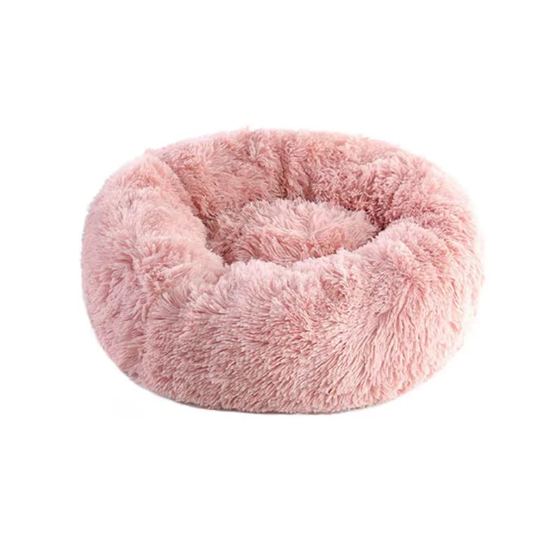 Cuccia Rotonda Morbida per Cani e Gatti – Letto Calmante in Peluche, Ultra Soffice e Confortevole