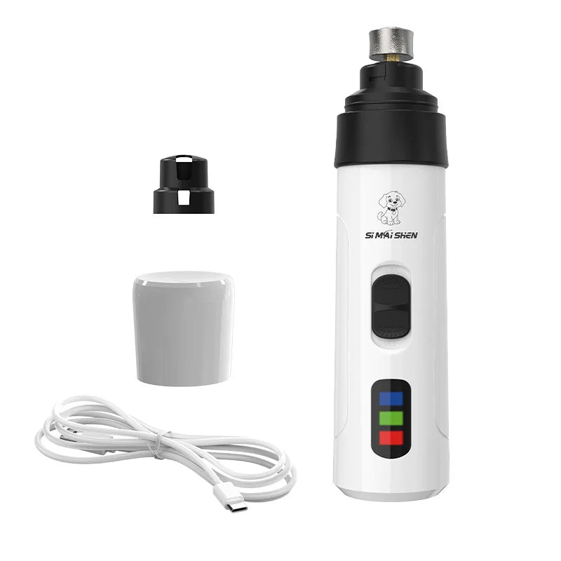 Lima Elettrica Ricaricabile USB per Unghie di Cani e Gatti – Silenziosa, Sicura e Professionale