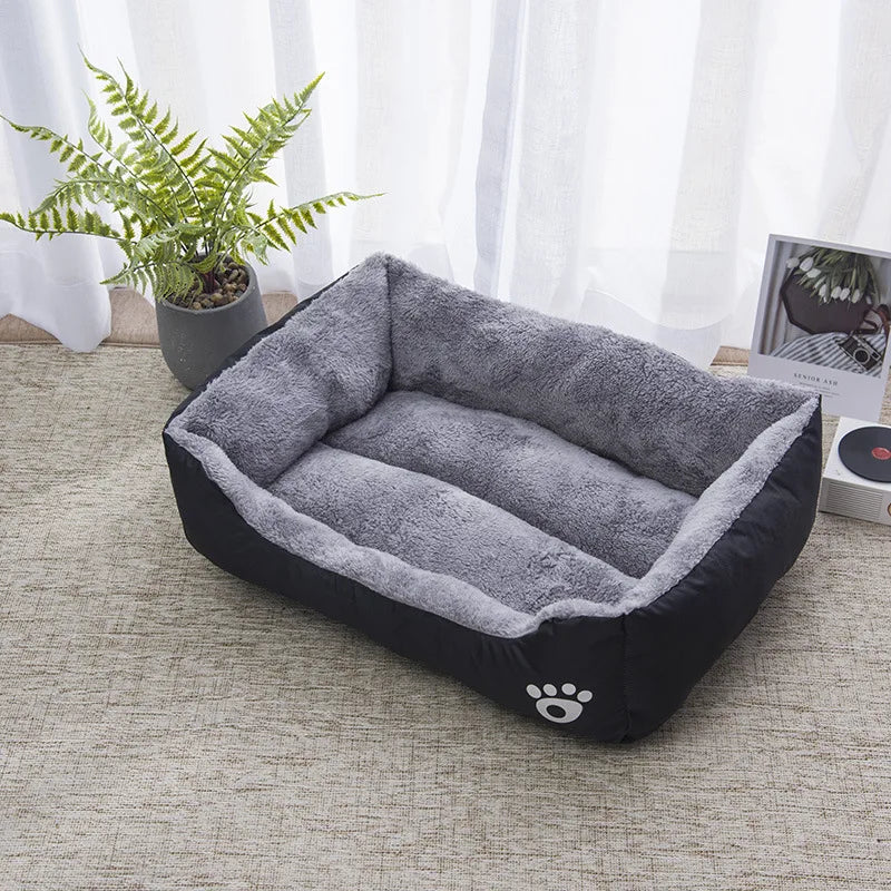 Cuccia Morbida Quadrata per Cani e Gatti – Letto Caldo e Confortevole per Tutte le Stagioni