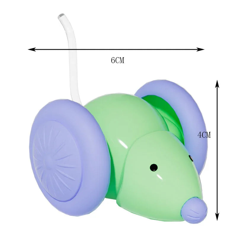Topo Interattivo Elettrico a Forma di Topolino per Gatti
